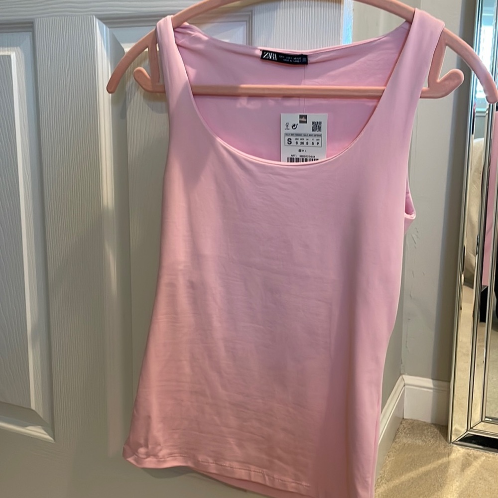 Zara pink tank